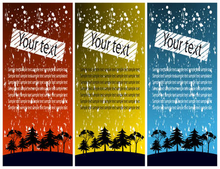 Collections of the coloured banners (Part 5). To see similar, please visit my gallery.のイラスト素材