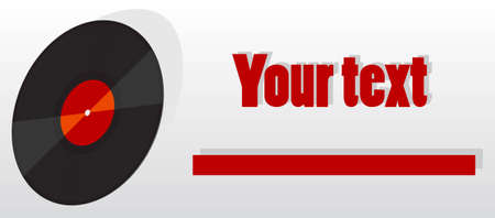 Vynil plate.のイラスト素材