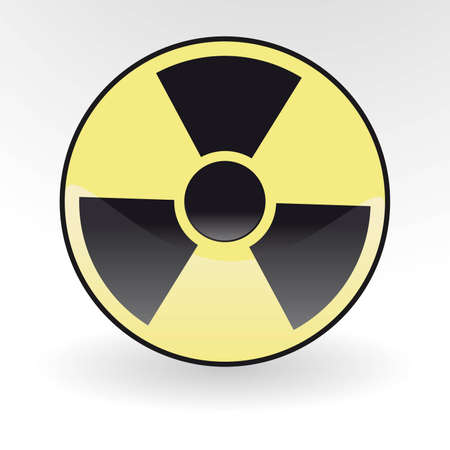 Collection of vector illustrations of radiationのイラスト素材