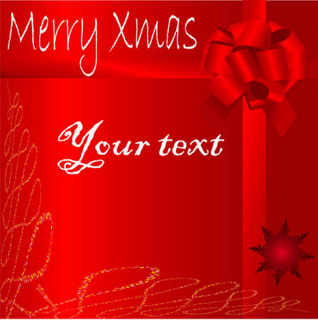 Cute frame with xmas and new year symbols. Cute xmas tree made of starsのイラスト素材