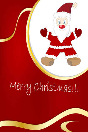 illustration of a New year and christmas frame with free space for your textのイラスト素材