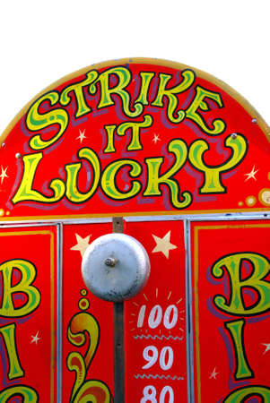 Force test in a funfairの写真素材