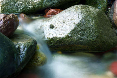 Silky Water Streamの写真素材