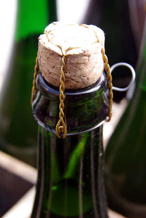 Image of a typical cider bottle cork.の写真素材