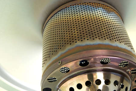 Macro shot of a restaurant gas patio heaterの写真素材