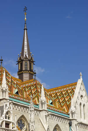 Matthias church vertical viewの写真素材