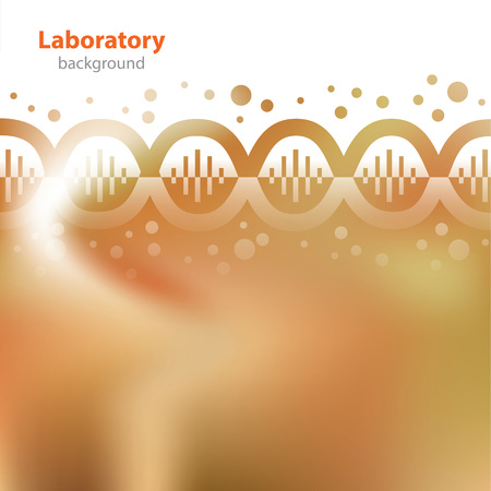 Abstract orange medical laboratory background のイラスト素材