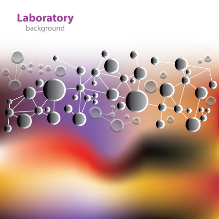Science and research - molecular structure - laboratory researchのイラスト素材