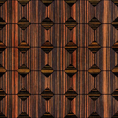 Abstract decorative paneling - seamless background - Ebony wood textureの写真素材
