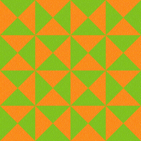 Abstract paneling pattern - seamless background - orange and lime textureの写真素材