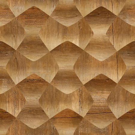 Abstract decorative wallpaper - seamless background - wood wallの写真素材
