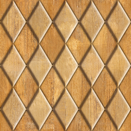 Abstract decorative tiles - seamless background - wood textureの写真素材