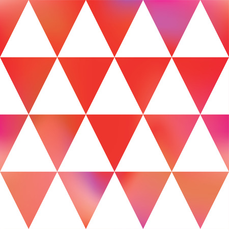 Decorative triangles. Abstract stylish background. Seamless pattern. Stock vector.