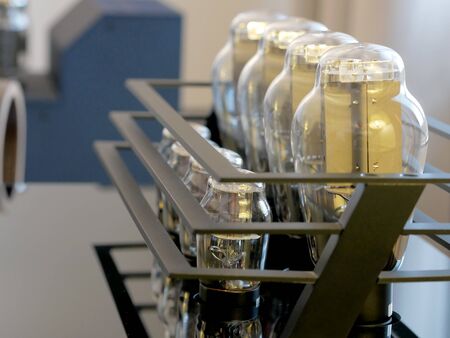 Stylish lamp amplifier for Audiophiles and HiFi music listeners.