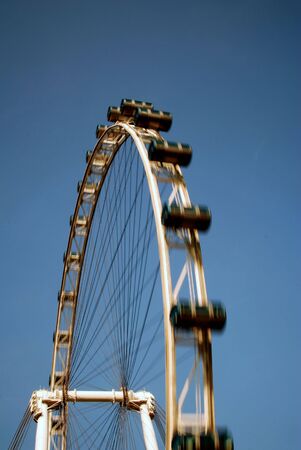 Singapore Flyer at Marina Bayのeditorial素材