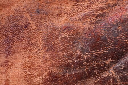 Old cracked leather abstract backgroundの写真素材