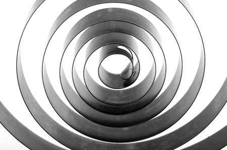 Spring is in back light on white background as abstract background