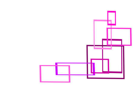 the white area supplemented by colored rectanglesのイラスト素材