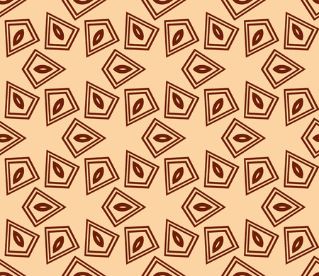 Abstract background with geometric seamless ornament. Vector illustration.のイラスト素材