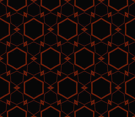 Seamless modern vector illustration with geometric ornament.のイラスト素材