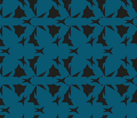 Geometric shape abstract vector illustration. Seamless pattern.のイラスト素材