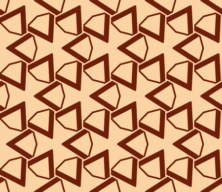 Abstract background with geometric seamless ornament. Vector illustration.のイラスト素材