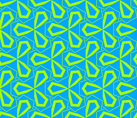 Decorative seamless geometric pattern. Vector illustration.のイラスト素材