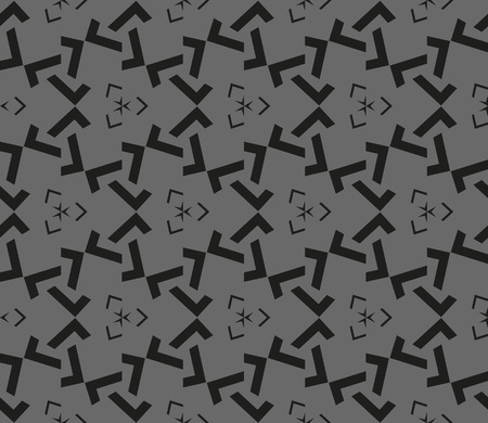 Abstract repeat backdrop. Design for decor, prints, textile, furniture, cloth, digital. Vector monochrome seamless patternのイラスト素材
