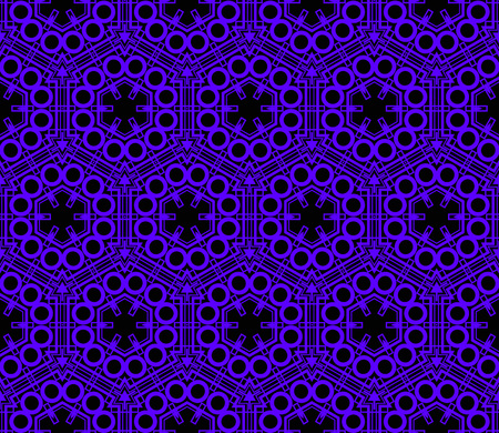 Traditional geometric seamless pattern for wallpaper, textile. Vector illustration