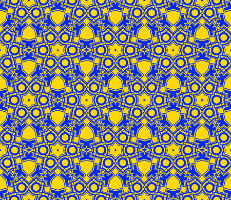 Modern seamless geometric ornament. luxury background. Vector illustrationのイラスト素材