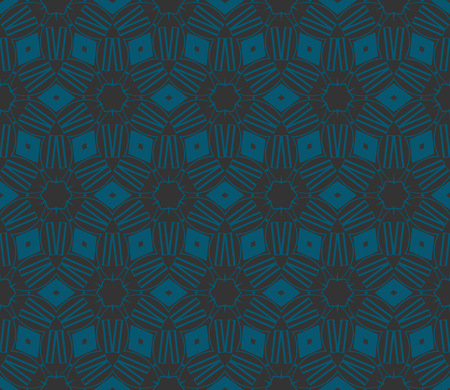Decorative seamless geometric pattern. Vector illustration.のイラスト素材