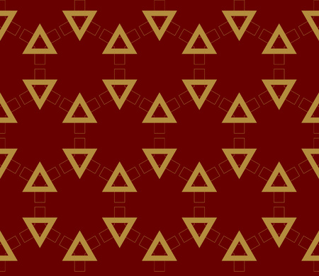 Seamless modern vector illustration with geometric ornament.のイラスト素材