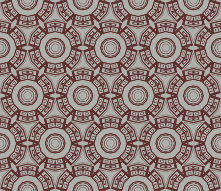 Ornamental seamless pattern. Vector abstract background. Vector monochrome seamless pattern. Abstract seamless geometries pattern. Design for decor, prints, textile, furniture, cloth, digitalのイラスト素材