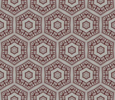 Ornamental seamless pattern. Vector abstract background. Vector monochrome seamless pattern. Abstract seamless geometries pattern. Design for decor, prints, textile, furniture, cloth, digitalのイラスト素材