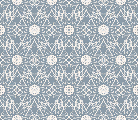 Abstract background. Blue geometric seamless pattern in modern stylish. Vector seamless patternのイラスト素材