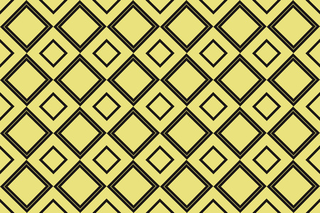 Abstract background. Yellow geometric seamless pattern in modern stylish. for wallpapers, web page background, surface textures, Image for advertising booklets, banners. Vector seamless patternのイラスト素材