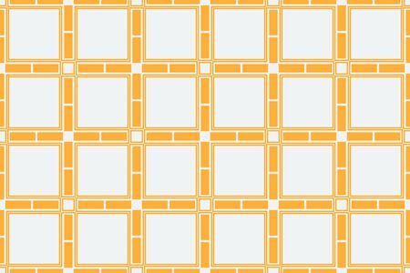 Orange tones. For the interior design, printing, textile industry. Geometric pattern as seamless...
