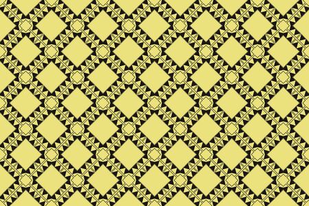 Yellow color geometry seamless pattern. Abstract line, shape. For design, interior, wallpaper....