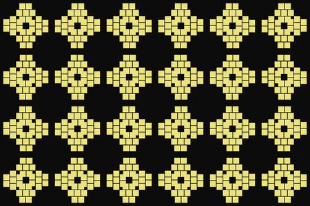 Yellow color. abstract seamless geometric pattern. for wallpapers, web page background, surface...
