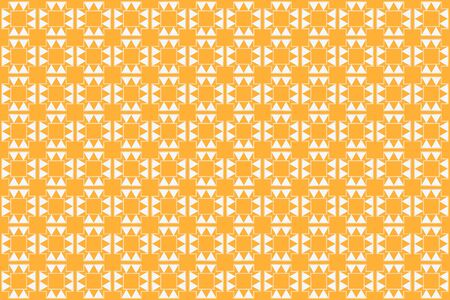Orange color. Vector luxury abstract background. Vector seamless pattern