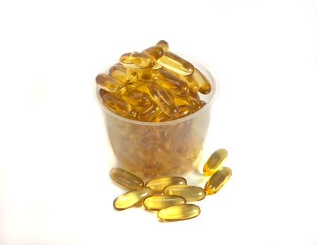 fish oil capsule.の写真素材