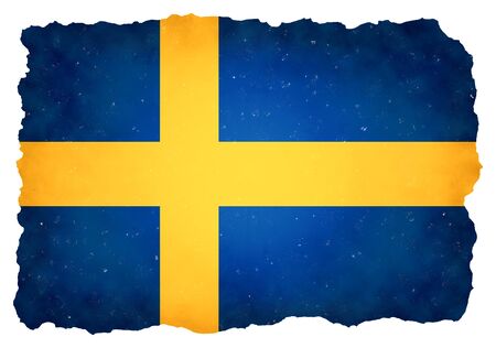 crack style of Flag of Swedenの写真素材
