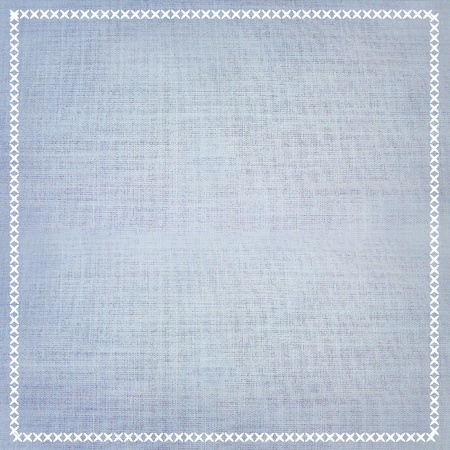 colorful fabric background texture with sewing border.の写真素材