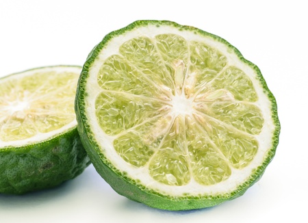 Kaffir lime oil  to be a common ingredient in shampoo.の写真素材