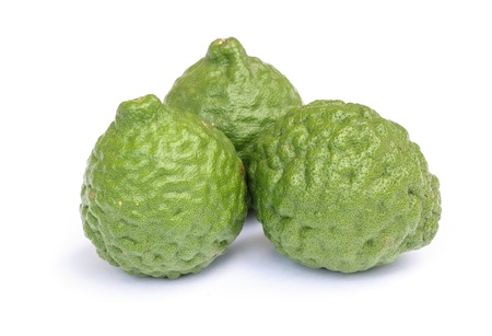 Kaffir lime oil  to be a common ingredient in shampoo.の写真素材