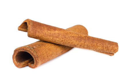 cinnamon is a spice obtained from the inner bark of  trees.の写真素材