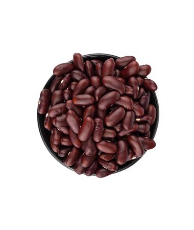 Dry red beans healthy eating isolated on white background.の写真素材