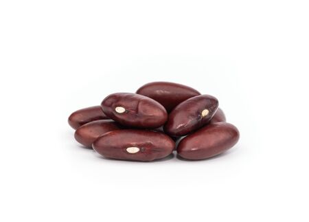 Dry red beans healthy eating isolated on white background.の写真素材