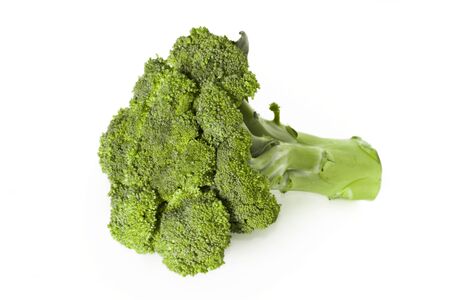 Fresh broccoli isolated on white background.の写真素材