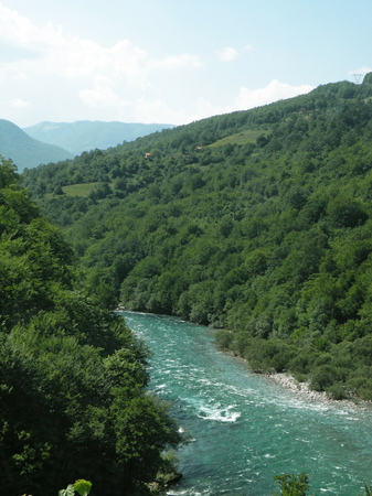 Montenegro,river Taraの写真素材